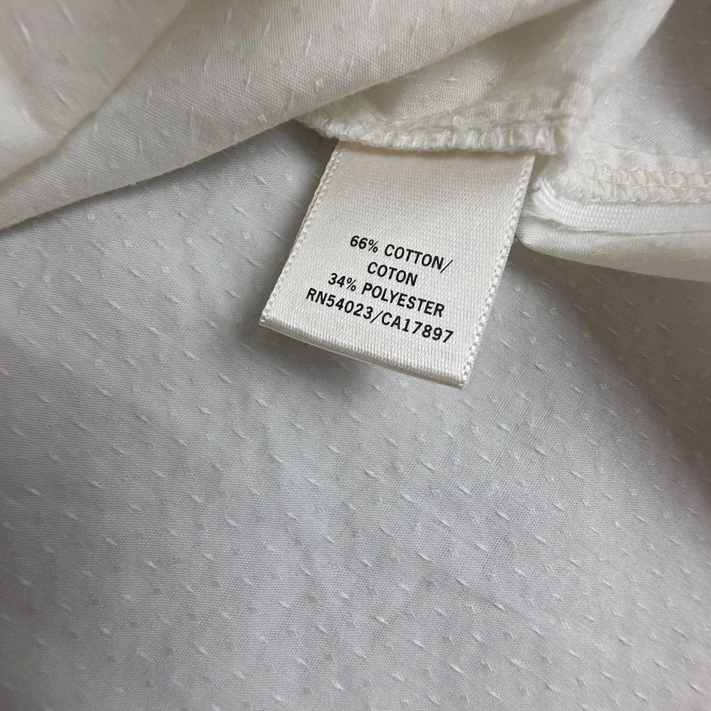 Old Navy Cream Puff-Sleeve Scoop Neck Blouse